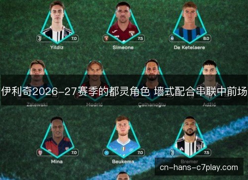 伊利奇2026-27赛季的都灵角色 墙式配合串联中前场